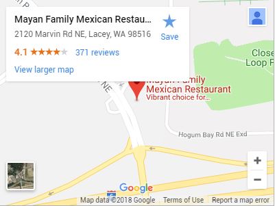 Mayan Family Mexican Restaurant on Google Maps